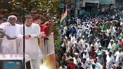 വയനാടിനെ ഇളക്കി മറിച്ച് രാഹുലിന്റെ റോഡ് ഷോ; ബാരിക്കേഡുകള് തകര്ത്ത് ജനക്കൂട്ടം
