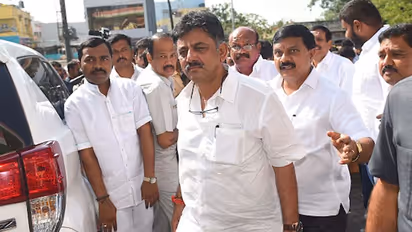 Karnataka minister Shivakumar returns from Australia, says ‘keeping my mouth shut’