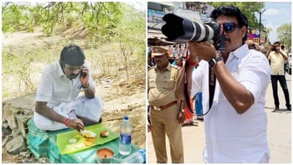 பிரச்சாரத்தின் நடுவே டிசைன் டிசைனா எடுக்கப்பட்ட அரிய புகைப்படங்கள்..!