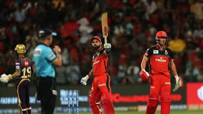 IPL 2019: ಕೊಹ್ಲಿ- ಎಬಿಡಿ ಅಬ್ಬರ- KKRಗೆ 206 ರನ್ ಟಾರ್ಗೆಟ್!