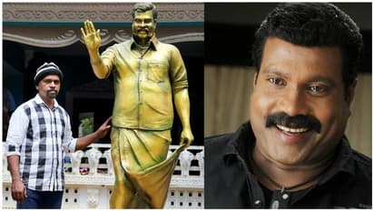 மறைந்த கலாபவன் மணியின் சிலையில் வடிந்த ரத்தம்...பீதியில் பொதுமக்கள்...