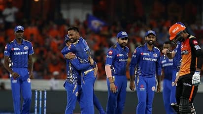 IPL 2019: ಹೈದರಾಬಾದ್ಗೆ ಸೋಲಿನ ಶಾಕ್ ನೀಡಿದ ಮುಂಬೈ!