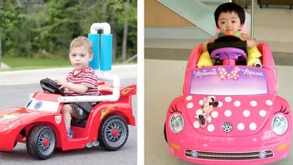 'ഗോ ബേബി ഗോ' - ടോയ് കാറുകളില് ചില്ലറ മോഡിഫിക്കേഷന്, ഈ കുഞ്ഞുങ്ങള്ക്ക് ഇനി ഇഷ്ടം പോലെ സഞ്ചരിക്കാം..
