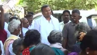 விவசாயிகளே நீங்க வாங்கிய கடன கட்டாதீங்க ! கொஞ்சம் பொறுங்க ! கார்த்தி சிதம்பரம் அதிரடி பேச்சு !!