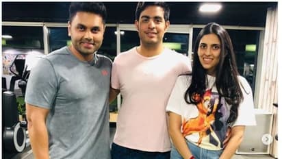 ജിമ്മിലും ഒന്നിച്ച്; ആകാശ് അംബാനിയുടേയും ശ്ലോകയുടേയും ചിത്രം ശ്രദ്ധേയമാകുന്നു