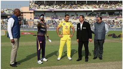 ടോസ് ചെന്നൈയ്ക്ക്; കൊല്ക്കത്തയില് സൂപ്പര് താരങ്ങള് തിരിച്ചെത്തി