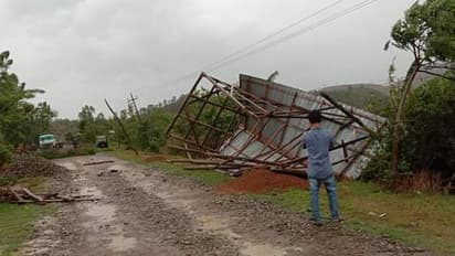 (IN PICS) Manipur: Gusty wind, thunderstorm kills 3, injures many