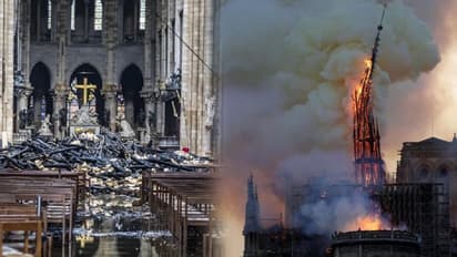 ಸುಟ್ಟ ಚರ್ಚ್ ನವೀಕರಣಕ್ಕೆ 4000 ಕೋಟಿ ರು. ದೇಣಿಗೆ!