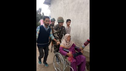 In pics: How Sashastra Seema Bal come to the aid of elderly voters