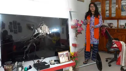 BJP candidate Locket Chatterjee’s house vandalised, TMC hand suspected