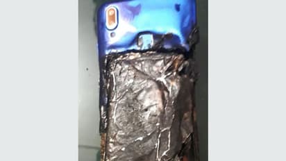 ಬೈಕ್ ಚಲಿಸುತ್ತಿದ್ದಾಗಲೇ ಬ್ಲಾಸ್ಟ್ ಆಯ್ತು ವಿವೋ ಮೊಬೈಲ್ : ಇಬ್ಬರಿಗೆ ಗಾಯ