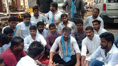 తెలంగాణ ఇంటర్ బోర్డు ఎదుట రేవంత్ రెడ్డి, సంపత్ ధర్నా