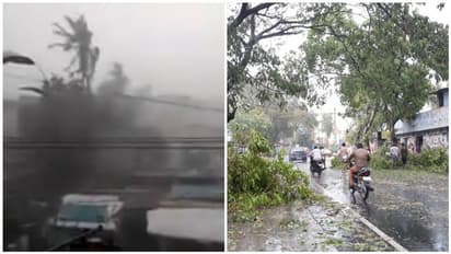 காஞ்சிபுரத்தை புரட்டி போட்ட சூறாவளி  மழை..!ரோட்டிலும் தண்ணீர் வீட்டிலும் மிதக்கும் தண்ணீர்..! அதிர்ச்சி புகைப்படங்கள்..!