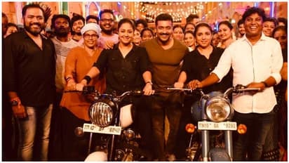 ஜோதிகாவின் ஷூட்டிங் ஸ்பாட்டுக்கு சர்ப்ரைஸ் விசிட் அடித்த சூர்யா...காரணம் இதுதான்...