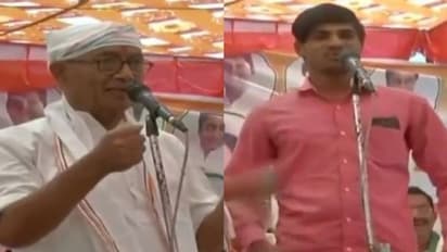 മോദിയുടെ പതിനഞ്ച് ലക്ഷം കിട്ടിയോ എന്ന് ദിഗ്വിജയ് സിങ്; സര്ജിക്കല് സ്ട്രൈക്കിൽ തീവ്രവാദികളെ കൊന്നുവെന്ന് യുവാവ്- വീഡിയോ