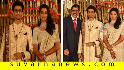 ಉದ್ಯಮಿ ಚರಣ್ ಜತೆಗೆ ಲಹರಿ ವೇಲು ಪುತ್ರಿ ವರ್ಷಾ ವಿವಾಹ!