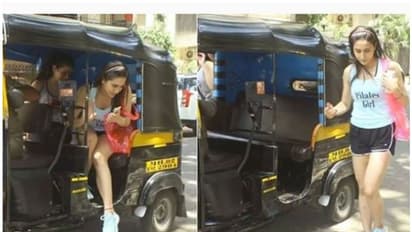 ജിമ്മിലെത്തിയത് ഓട്ടോയില്; ആഡംബരമോ താരജാഡയോ ഇല്ലാതെ സാറ