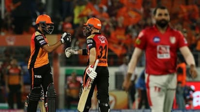 IPL 2019: ಪಂಜಾಬ್‌ಗೆ 213 ರನ್ ಟಾರ್ಗೆಟ್ ನೀಡಿದ SRH!