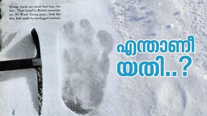 'യതിയുടെ കാല്‍പ്പാടുകള്‍' എന്തായിരിക്കും വാസ്തവം?