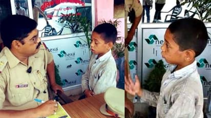 അമ്മയെ അച്ഛന്‍ തല്ലുന്നുവെന്ന് പൊലീസിലറിയിക്കാന്‍ എട്ട് വയസ്സുകാരന്‍ ഓടിയത് ഒന്നര കിലോമീറ്ററോളം..