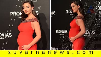 ರೆಡ್ ಕಾರ್ಪೆಟ್ ಮೇಲೆ ಗರ್ಭಿಣಿ ಆ್ಯಮಿ ಜಾಕ್ಸನ್!