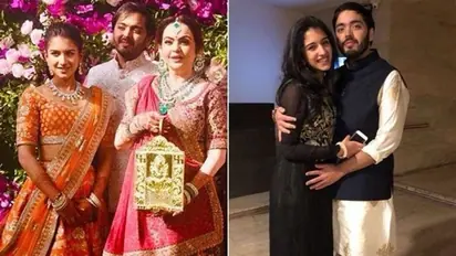 Anant Ambani's girlfriend wears Isha's diamond necklace for Akash-Shloka wedding