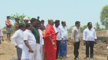 ಬರದ ನಾಡಿನಲ್ಲಿ ಕೆರೆ ಹೂಳೆತ್ತಲು ಮಠಾಧೀಶರು ಸಾಥ್