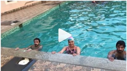 'ഒന്നിച്ചുനീന്തുന്ന ഒരു കുടുംബം'- വീഡിയോ ഷെയര്‍ ചെയ്‍ത് ജെന്നിഫര്‍ ആന്റണി