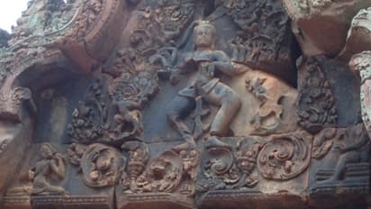 கம்போடியா கோவிலில் காரைக்கால் அம்மையாரின் சிற்பம்!