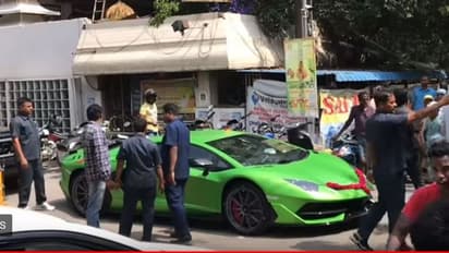 ಲ್ಯಾಂಬೋರ್ಗಿನಿ ಕಾರಿಗೆ ಬೆಂಝ್ ಬೆಂಗಾವಲು- ಅಂಬಾನಿ ಅಲ್ಲ, ಹೈದರಾಬಾದಿ!