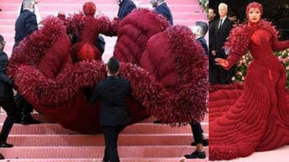 എന്തൊരു കഷ്ടപ്പാടാണെന്ന് നോക്കിയേ... മെറ്റ് ഗാല റെഡ് കാര്പെറ്റിലെ ചില കാഴ്ചകള്!