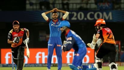 IPL ಎಲಿಮಿನೇಟರ್ ಪಂದ್ಯ: ಡೆಲ್ಲಿಗೆ 163 ರನ್ ಟಾರ್ಗೆಟ್ ನೀಡಿದ SRH