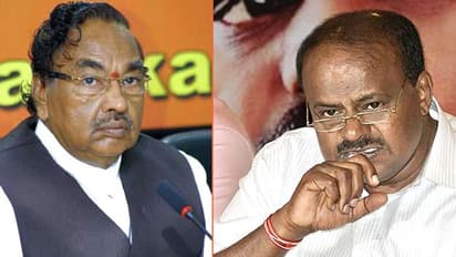 ‘Kumaraswamy Ellidiyappa’: BJP leader Eshwarappa mocks Karnataka chief minister