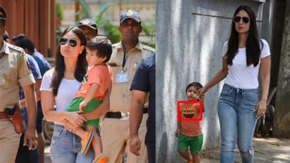 ‘ನಮೋ ಅಗೇನ್’ ಟಿ-ಶರ್ಟ್ ತೊಟ್ಟ ಕರೀನಾ ಪುತ್ರ ತೈಮೂರ್?