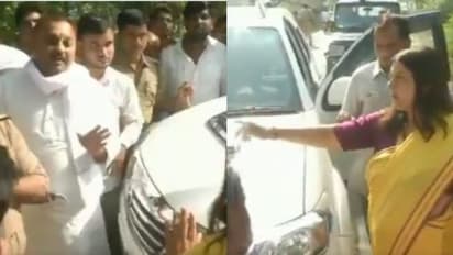 'ഗുണ്ടായിസം ഇവിടെ നടക്കില്ല'; പോളിങ് ദിവസം മനേക ഗാന്ധിയും എതിർ സ്ഥാനാര്ത്ഥിയും തമ്മിൽ വാക്കുതർക്കം