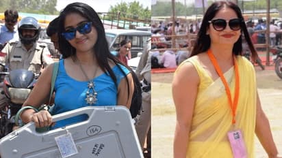 మోడల్ రేంజ్ లో... రచ్చచేసిన ఎన్నికల అధికారిణి