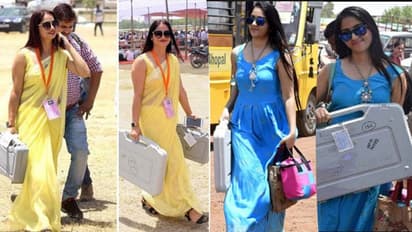 സോഷ്യൽമീഡിയയിൽ താരമായി രണ്ട് വനിതാ പോളിങ് ഉദ്യോഗസ്ഥർ