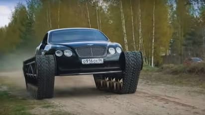 ದುಬಾರಿ ಬೆಂಟ್ಲಿ ಕಾರಿಗೆ ಟ್ಯಾಂಕ್ ರೂಪ- ಇದು ವಿಶ್ವದ ವಿಚಿತ್ರ ಕಾರು!