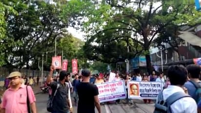 মূর্তিভাঙার প্রতিবাদে বিক্ষুব্ধদের মিছিল, লাঠি চালাল মমতারই পুলিশ!