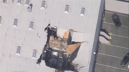 ಕಟ್ಟಡಕ್ಕೆ ಡಿಕ್ಕಿ ಹೊಡೆದ ಎಫ್-16 ಯುದ್ಧ ವಿಮಾನ: ಪೈಲೆಟ್ ಪಾರು!