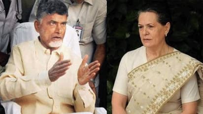 తొలిసారిగా సోనియా గాంధీతో చంద్రబాబు ముఖాముఖి