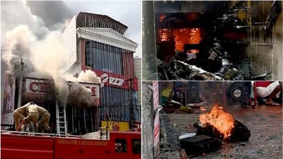 തിരുവനന്തപുരത്ത് വ്യാപാര സ്ഥാപനത്തില് വൻ തീ പിടിത്തം