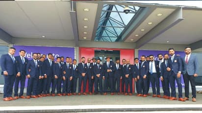 ಆಲ್ ದಿ ಬೆಸ್ಟ್ ಟೀಂ ಇಂಡಿಯಾ; ಇಂಗ್ಲೆಂಡ್ ತಲುಪಿದ ವಿರಾಟ್ ಪಡೆ