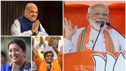 വമ്പിച്ച ലീഡുമായി മോദി, അമിത് ഷാ, സ്മൃതി ഇറാനി, പ്രഗ്യ സിംഗ്; കോണ്ഗ്രസിന് വന് തിരിച്ചടി