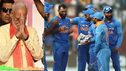 ಪ್ರಧಾನಿ ಮೋದಿ ಅಭಿನಂದಿಸಿದ ಟೀಂ ಇಂಡಿಯಾ ಕ್ರಿಕೆಟರ್ಸ್!