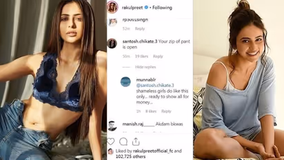 As Rakul Preet Singh shared unzipped jeans image, her fans ask 'is it girl power'