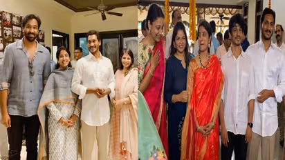 వైయస్ జగన్ ను కలిసిన హీరో మంచు విష్ణు దంపతులు