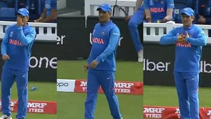 ವಿಶ್ವಕಪ್ ಅಭ್ಯಾಸ ಪಂದ್ಯ: ವಿಕೆಟ್ ಕೀಪಿಂಗ್ ಬದಲು ಫೀಲ್ಡಿಂಗ್ ಮಾಡಿದ ಧೋನಿ!