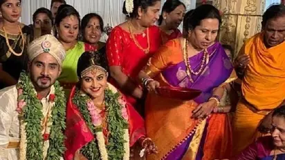 Rakshit of Puttagowri Maduve fame gets hitched to Anusha
