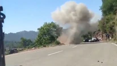 A highway could have blown up, army spot and destroys explosive